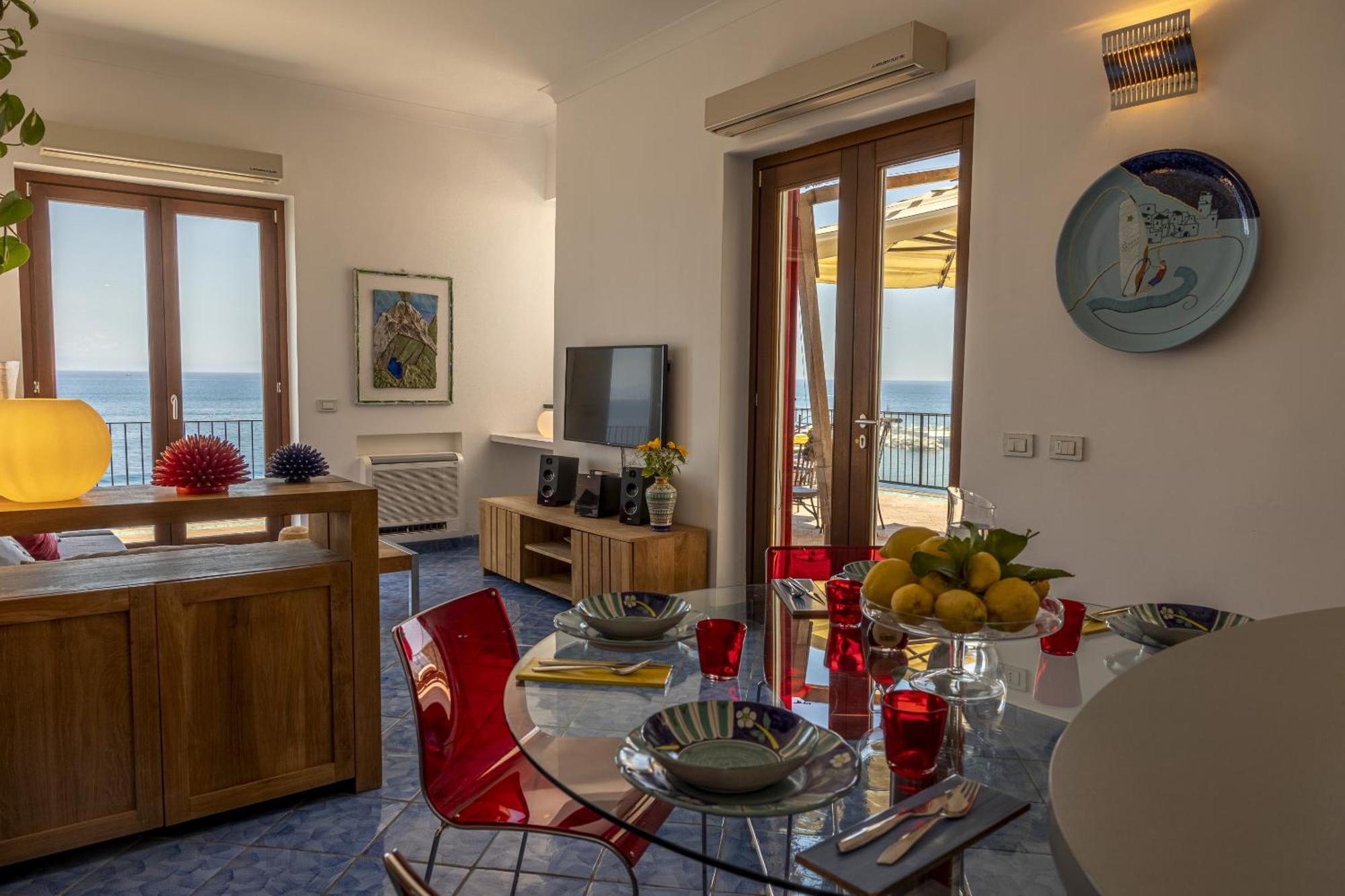 Villa Levante - Direct Sea Access - Full Sea View - Amalfi Coast Cetara Εξωτερικό φωτογραφία